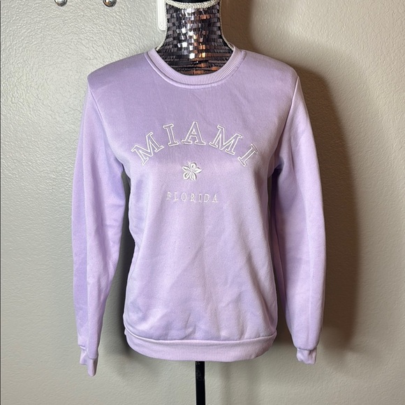 Lavender Miami Florida Sweatshirt - Picture 3 of 6